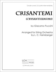 Crisantemi Orchestra sheet music cover Thumbnail